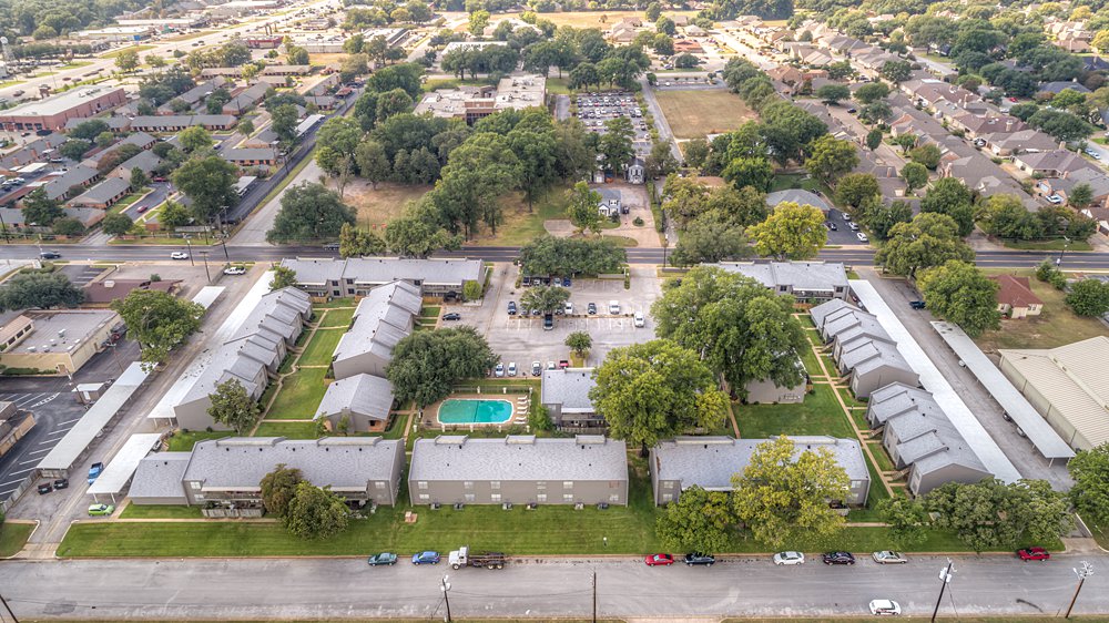Aerial Photography Towne Oaks East Apartments Solomon Rodgers Photography